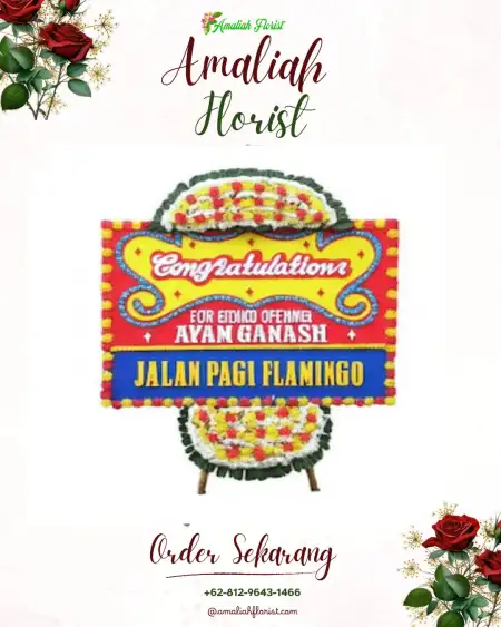 Sewa Papan Bunga Sriti